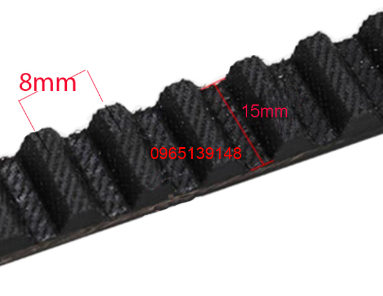 Dây đai chuyển động thang máy 8mm15mm
