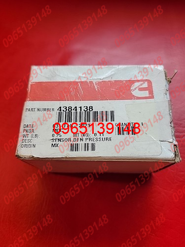 Genuine Cummins 4384138 Sensor,Dfn Pressure - Công ty Cổ Phần Smind