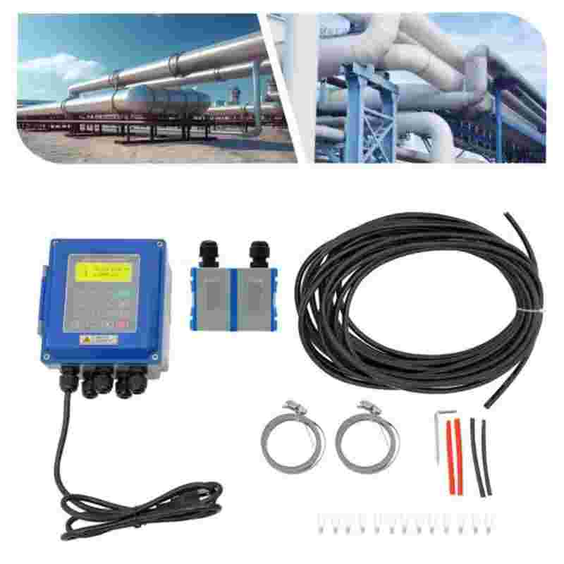 Flow Meter Ultrasonic Tuf-2000B Wall Mounted Liquid Flowmeter + Tm-1 ...