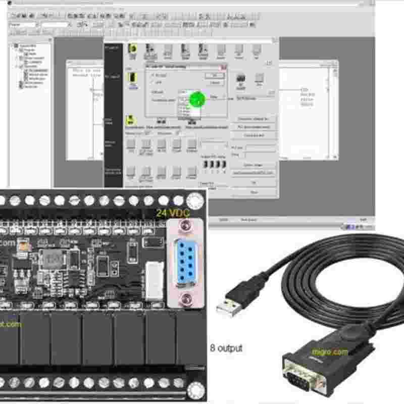 Automation Starter Kit Programmable Plc Controller, Software Ladder ...