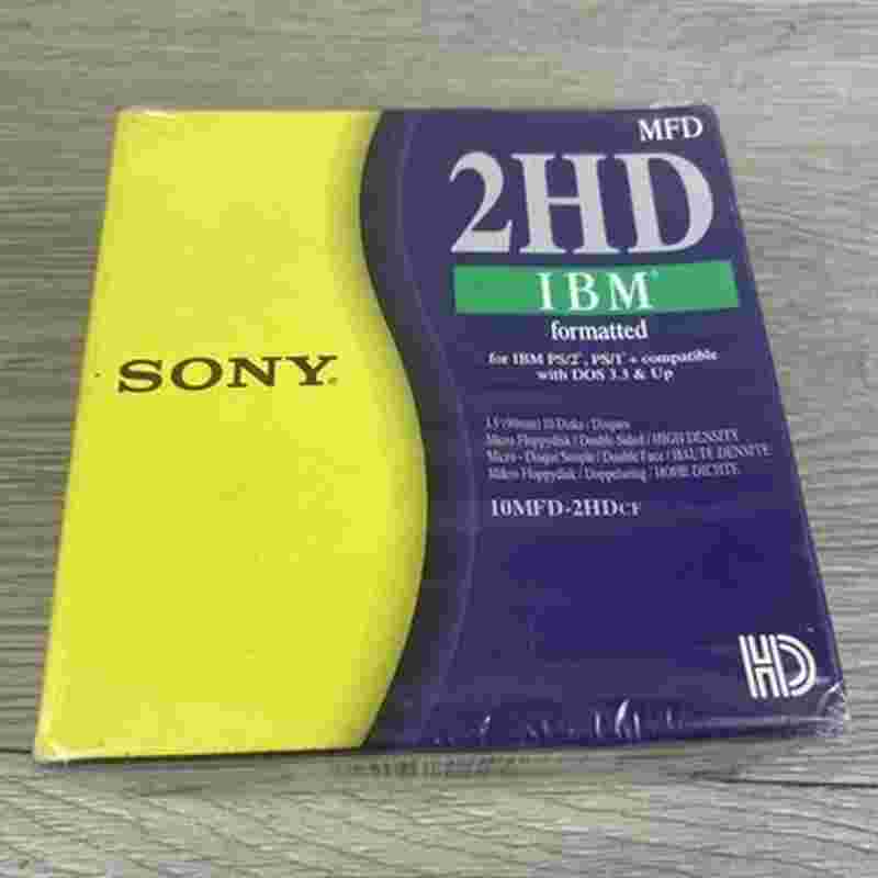 Sony 2Hd 10Mfd-2Hdcf Ibm Formatted 3.5 Mfd 1.44Mb Micro Floppy Disks X ...