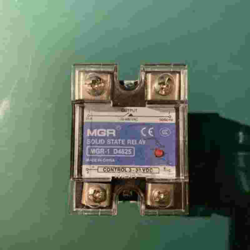 Genuine Mager Mgr Mgr-1 D4825 Solid State Relay 3-32V Dc To 24-480V Ac ...