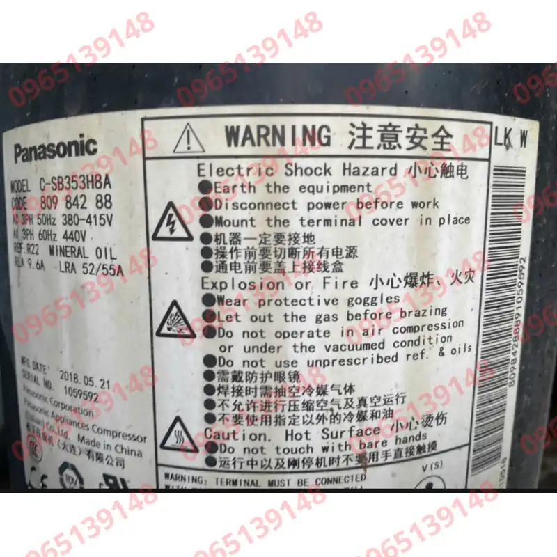 C-SB353H8A Máy nén điều hòa Nagakawa NP-C100DL
