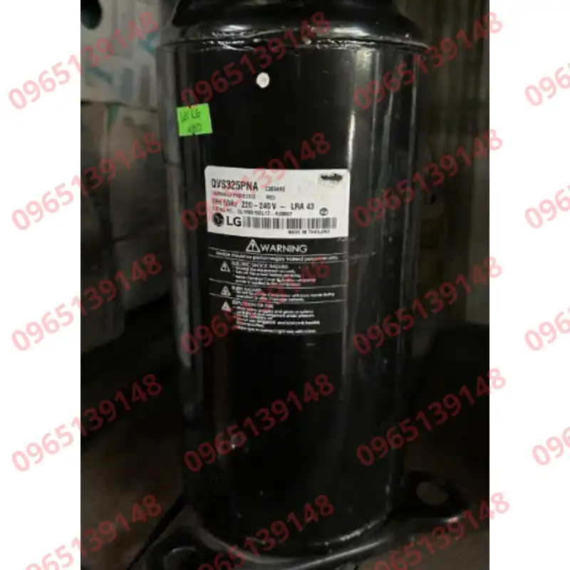 Máy nén gas Model : QVS325PNA, điện áp 220-240vac , 50Hz , gas R22