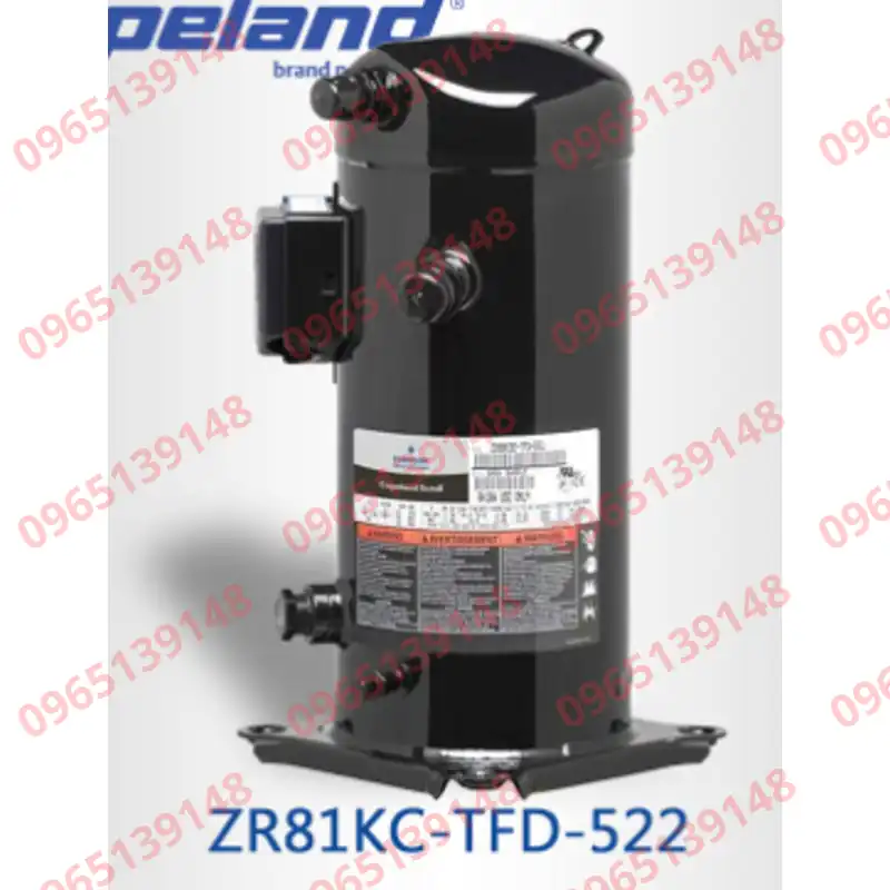ZR81KC-TFD-522 7HP Copeland Refrigeration Scroll Compressor Emerson Scroll Compressor